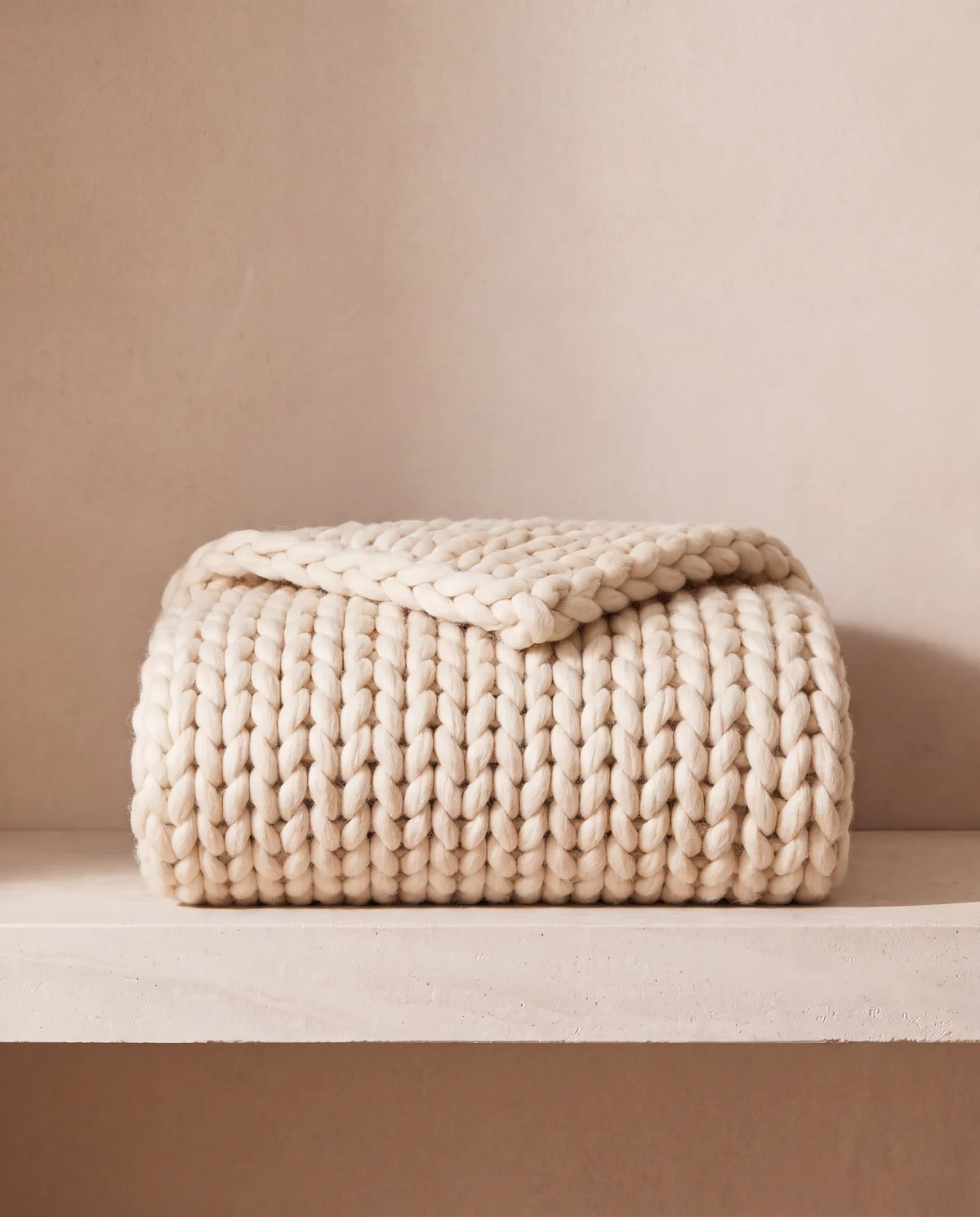 Chunky Knit Throw, 50 x 70 in