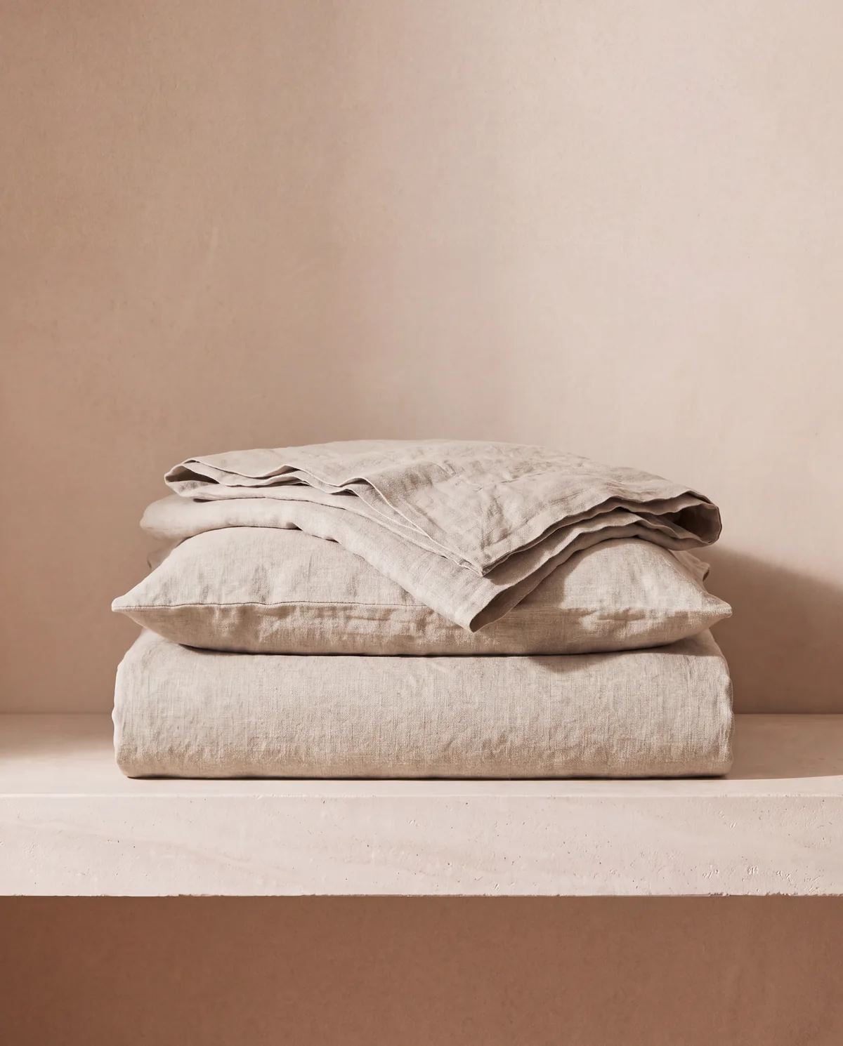 Linen Sheet Set, Queen, 4 piece