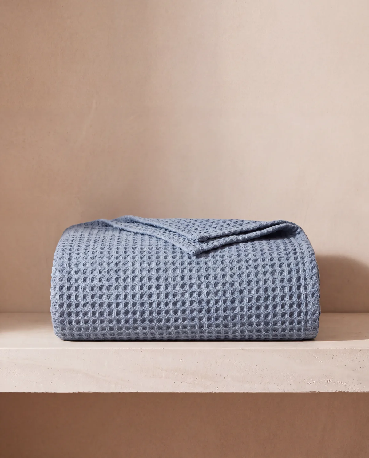 Organic Cotton Waffle Blanket, Full / Queen