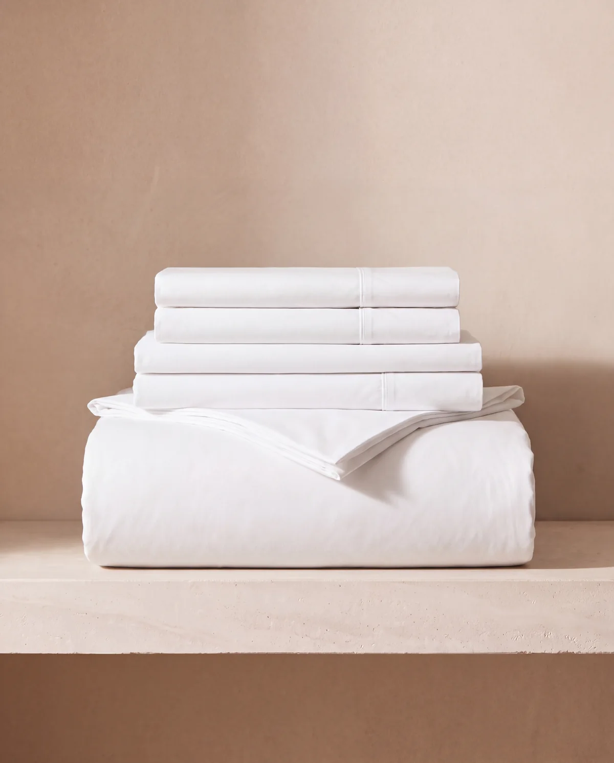 Percale Sheet and Duvet Cover Set, Queen sheet set and duvet cover