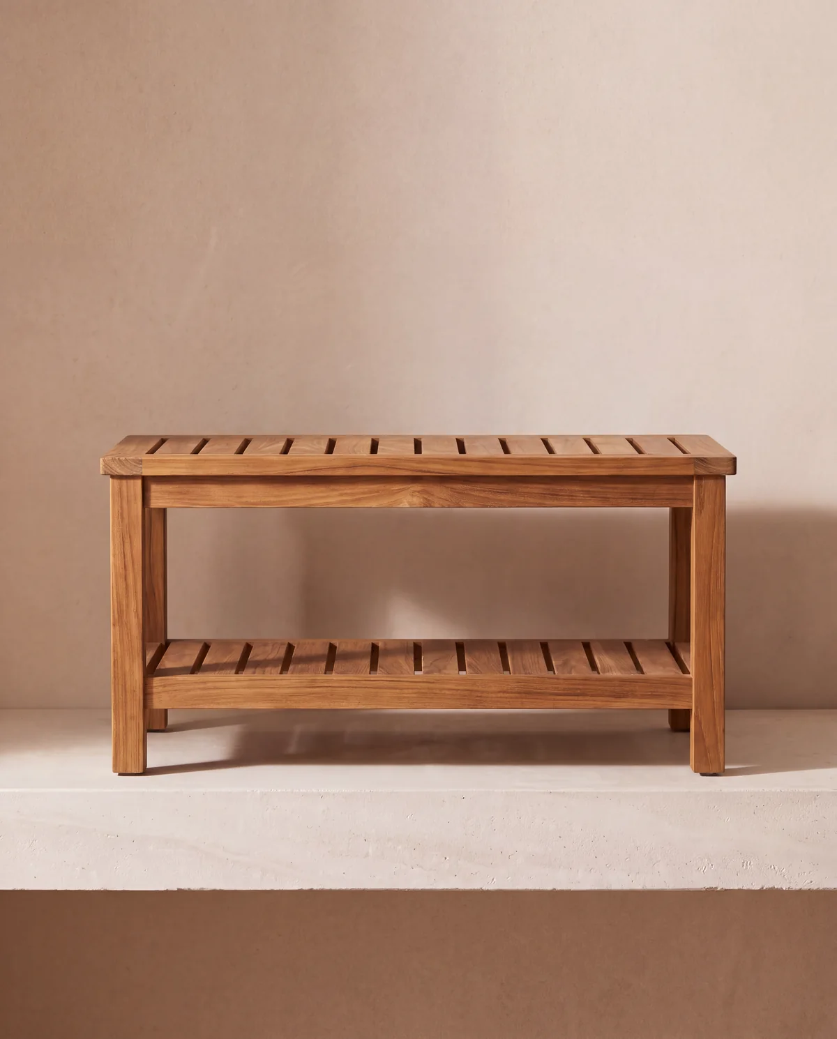 Teak Shower Bench, 24 in